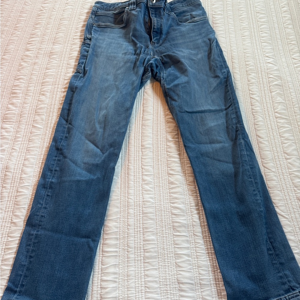 Duluth Trading Co Men's Straight Jeans in Deep Blue